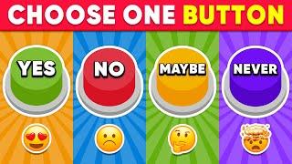 Choose One Button! YES or NO or MAYBE or NEVER Edition 🟢🟡🟣 Quiz Shiba