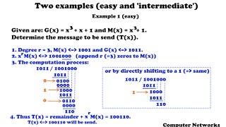 Cyclic Redundancy Check ( incl. Examples and Step-By-Step Guide) - Computer Networks