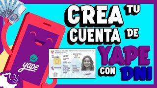 Como crear un a cuenta YAPE con DNI - 2024