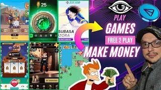  PLAY THOSE GAMES TO EARN REAL MONEY  FROM AIRDROPS  IN 2025 * FULL-TIME CRYPTO GAMES SOON 