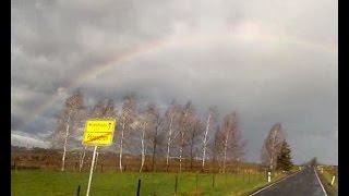 Ein ganzer Regenbogen bei Pöppschen ( Altenburger Land )