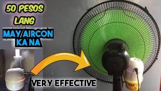 IMPROVISED ELECTRIC FAN AIR COOLER/DIY AIRCON