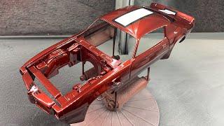 Revell: 1970 Pontiac Firebird Build Part: 2 Stripes & Clear