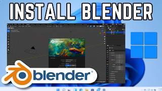 How to Install Blender on Windows 11 | Download Blender windows 11