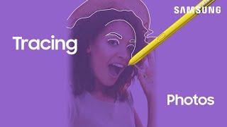 How to trace & draw on your gallery photos with the PENUP app | Samsung US