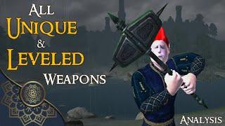 Oblivion: ALL Unique & Leveled Weapons EXPLAINED