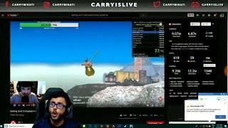 Carryminati Reacts to Getting Over it Speedrun of 2 minutes