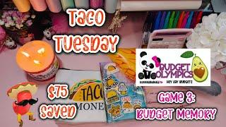  $75 Saved in Super Fun Taco Tuesday  Budget Olympics Game 3  Money Saving Hack #budgeting