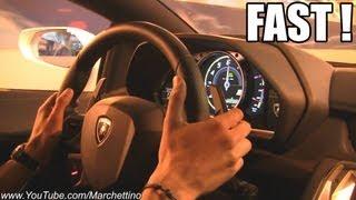 Lamborghini Aventador ACTION Ride - Tunnel Accelerations Revs!