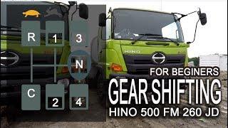 HINO 500 gear shifting tutorial