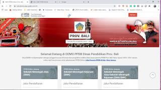 Panduan Pendaftaran Penerimaan Peserta Didik Baru (PPDB) SMA Jalur Zonasi Provinsi Bali 2020