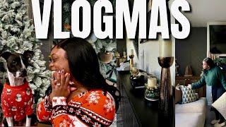 VLOGMAS DAY 3 | It's Coming Togetherrr  Decorating for Christmas, Hilarious Target Run, Deuce is 3!