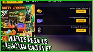 Inicia Sesion Hoy para Los Nuevos Puños del 7 Aniversario y Regalitos Gratis de Actualizacion FF 