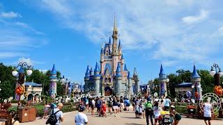 Magic Kingdom 2023 Fast Morning Walkthrough in 4K | Walt Disney World Orlando Florida September 2023