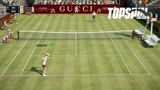 Top Spin 2K25 - Jannik Sinner Vs Matteo Berrettini I Gucci Court I Legend Difficulty (PS5)