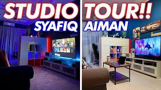 1 MILLION STUDIO TOUR SYAFIQ AIMAN!