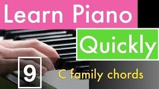 Easy Keyboard lessons in Tamil |Part 9 | C Family Chords | Intro Minor & Dim chords | Arpeggio