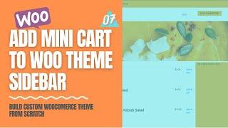 Add Custom Mini Cart to Woocommerce Theme Sidebar :: Woocommerce Custom Theme Development