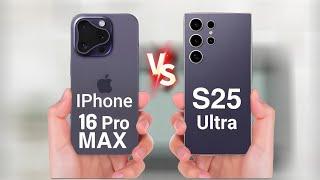 Apple iPhone 16 Pro Max Vs Samsung S25 Ultra || Who is the Real King||