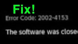 Nintendo Switch Error Code 2002-4153 Fix!