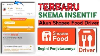 SKEMA INSENTIF TERBARU SHOPEE FOOD DRIVER • cara mendapatkan insentif/bonus shopee food driver