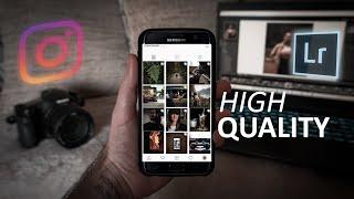 Instagram EXPORT Settings Lightroom 2020 - DO THIS INSTEAD!