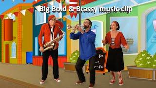 Big Bold & Brassy | Kid's music | Music Clips | Lah-Lah