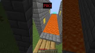 NOOB VS AVERAGE VS PRO PARKOUR #viral #minecraft #trending #gaming