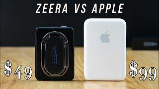 Apple MagSafe Battery Pack vs ZEERA MagSafe Power Bank! Full comparison.