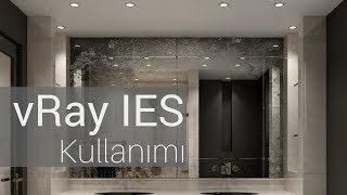 3D Max vRay IES Light Kullanımı ile İç Mekan Aydınlatma ve Spot Işık Render Ayarları Nasıl Yapılır