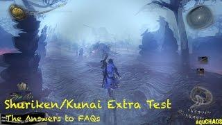 Nioh Shuriken/Kunai Extra Test (1.08): The Answers to FAQs =3