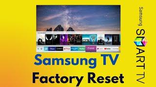 How to reset a Samsung Smart TV from the hidden Samsung service menu