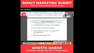 Impact Marketing Summit (IMS) | Teaser | Shweta Dawar