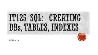 SQL-7b - Table Level Constraint (including PKs and FKs)