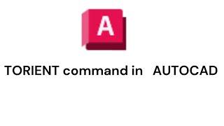 TORIENT command in autocad