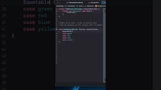 [Enum Specifications in SwiftUI] App on Shorts - Pt. 15 #swiftui #swiftuitutorials #learntocode