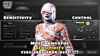 New Update 3.2Best Sensitivity Code + Control Settings Pubg Mobile/Bgmi Sensitivity 2024