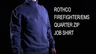 Rothco Product Breakdown Firefighter / EMS Quarter Zip Job Shirt