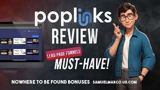 PopLinks Review: 2.0 LANDING PAGES done in 60 SECONDS [PopLinks Review] PopLinks Review + Demo + OTO