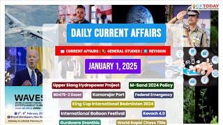 GKToday Current Affairs  1 January, 2025