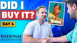 Buying the MOST ICONIC Sports Card of ALL TIME?!  National Day 4 Vlog