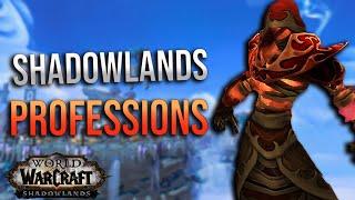 Shadowlands Profession Overview and Crafted LEGENDARIES! All Non-Gathering Professions!