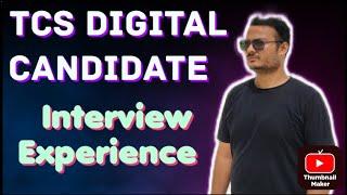 TCS NQT Candidate Given Interview Experience || DIGITAL Role Questions and preparation ||