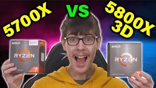 5700X vs 5800X3D — Which Ryzen 7 CPU Is The Best Deal? — Includes 1600X & 2700X Results