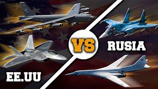 EE.UU vs Rusia | ¿Quién tiene la FUERZA AÉREA más PODEROSA del mundo? | 2021