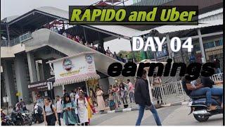 rapido uber bike taxi Day04 //in Hyderabad varsham lo enth earn chesa