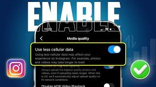 How to Enable Data Saver on Instagram on iPhone | Save Instagram Data Usage