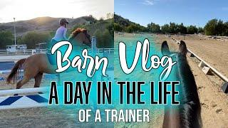 BARN VLOG #1: A Day In The Life (of a trainer) | ZL Equestrian