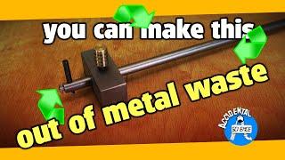 DIY linear scriber you can make for free out of metal waste