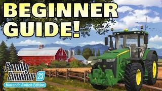 How to Get Started in Farming Simulator 23 Nintendo Switch Edition - Useful Tips & Tricks!